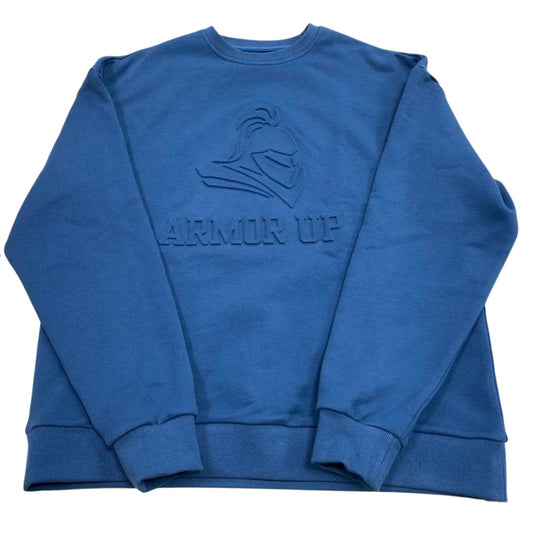 Oversized Embossed Armor Up Sweatshirt (Uniform Approved)